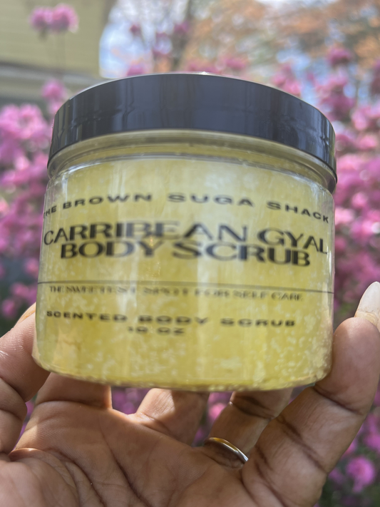 Moisturizing, Exfoliating Body Scrub - Caribbean Gyal  (Pineapple/Pina Colada)